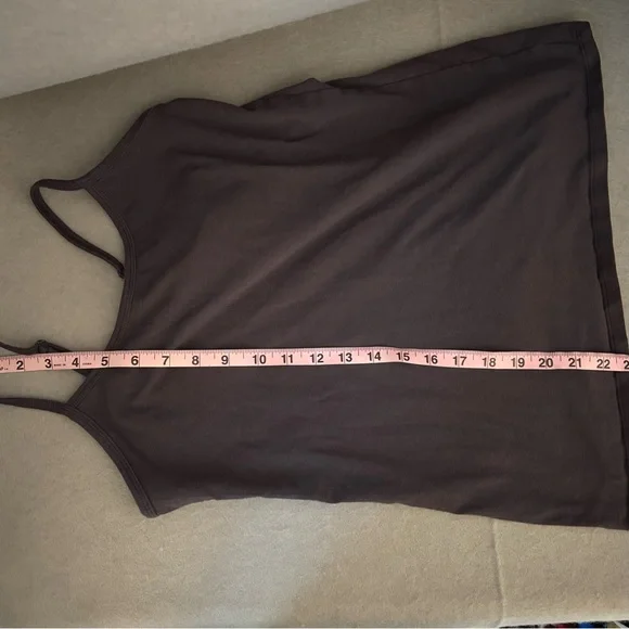 Torrid Tank Top Charcoal Grey Plus Size 0 Adjustable Straps Layering Lightweight - Picture 7 of 7